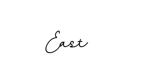 How to make East   name signature. Use BallpointsItalic-DORy9 style for creating short signs online. This is the latest handwritten sign. East   signature style 11 images and pictures png