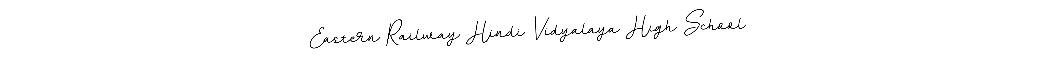 Design your own signature with our free online signature maker. With this signature software, you can create a handwritten (BallpointsItalic-DORy9) signature for name Eastern Railway Hindi Vidyalaya High School. Eastern Railway Hindi Vidyalaya High School signature style 11 images and pictures png