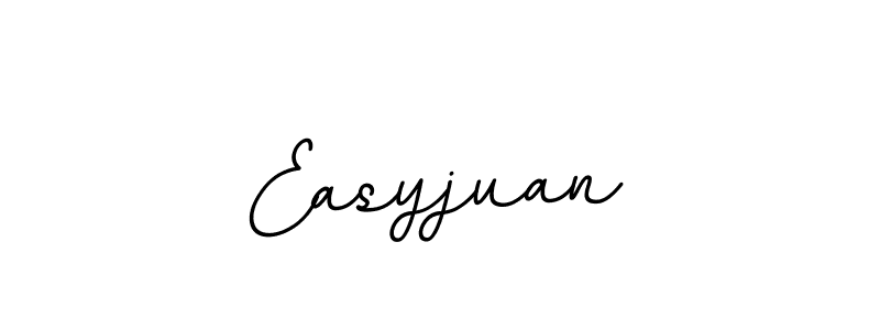 How to make Easyjuan signature? BallpointsItalic-DORy9 is a professional autograph style. Create handwritten signature for Easyjuan name. Easyjuan signature style 11 images and pictures png