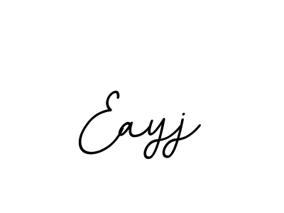 How to make Eayj name signature. Use BallpointsItalic-DORy9 style for creating short signs online. This is the latest handwritten sign. Eayj signature style 11 images and pictures png