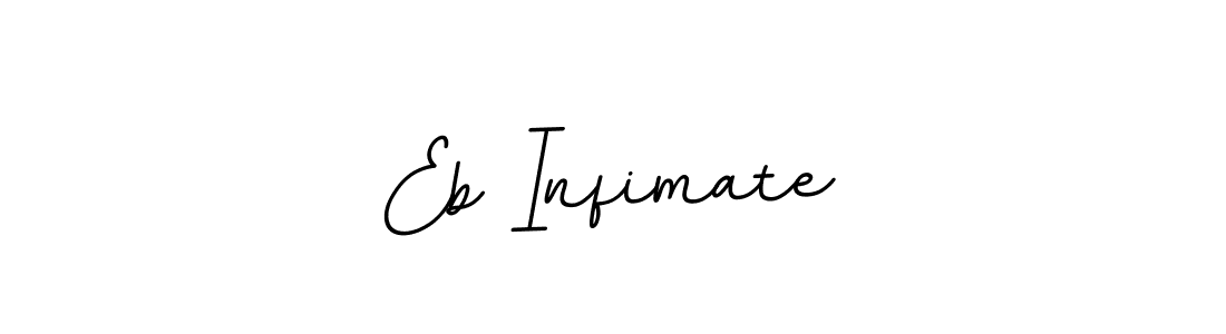 Create a beautiful signature design for name Eb Infimate. With this signature (BallpointsItalic-DORy9) fonts, you can make a handwritten signature for free. Eb Infimate signature style 11 images and pictures png