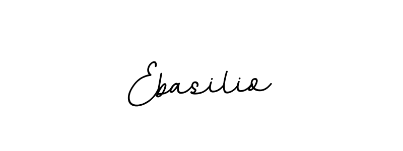 Use a signature maker to create a handwritten signature online. With this signature software, you can design (BallpointsItalic-DORy9) your own signature for name Ebasilio. Ebasilio signature style 11 images and pictures png