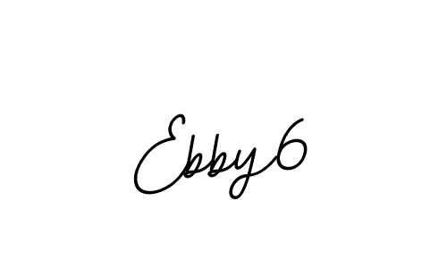 How to make Ebby6 signature? BallpointsItalic-DORy9 is a professional autograph style. Create handwritten signature for Ebby6 name. Ebby6 signature style 11 images and pictures png