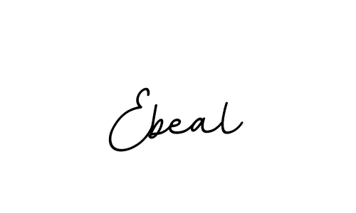 Create a beautiful signature design for name Ebeal. With this signature (BallpointsItalic-DORy9) fonts, you can make a handwritten signature for free. Ebeal signature style 11 images and pictures png