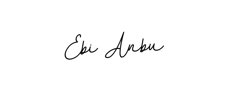 Use a signature maker to create a handwritten signature online. With this signature software, you can design (BallpointsItalic-DORy9) your own signature for name Ebi Anbu. Ebi Anbu signature style 11 images and pictures png