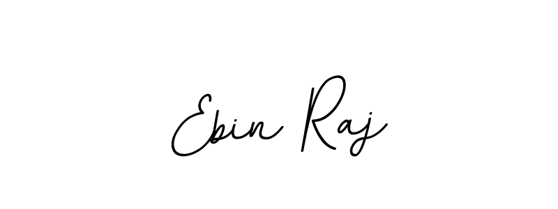 Make a beautiful signature design for name Ebin Raj. With this signature (BallpointsItalic-DORy9) style, you can create a handwritten signature for free. Ebin Raj signature style 11 images and pictures png