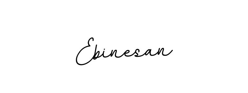 How to make Ebinesan name signature. Use BallpointsItalic-DORy9 style for creating short signs online. This is the latest handwritten sign. Ebinesan signature style 11 images and pictures png