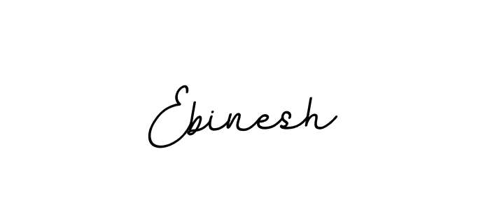 Ebinesh stylish signature style. Best Handwritten Sign (BallpointsItalic-DORy9) for my name. Handwritten Signature Collection Ideas for my name Ebinesh. Ebinesh signature style 11 images and pictures png