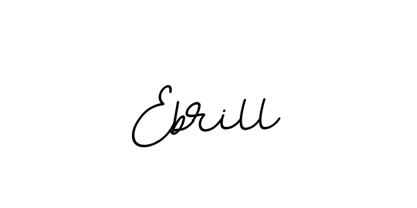 Use a signature maker to create a handwritten signature online. With this signature software, you can design (BallpointsItalic-DORy9) your own signature for name Ebrill. Ebrill signature style 11 images and pictures png