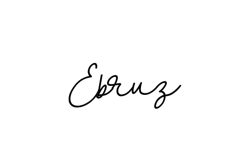 Design your own signature with our free online signature maker. With this signature software, you can create a handwritten (BallpointsItalic-DORy9) signature for name Ebruz. Ebruz signature style 11 images and pictures png