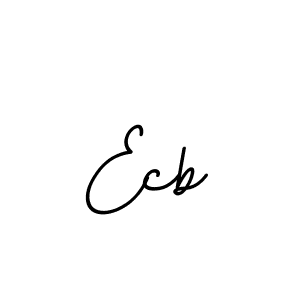 Create a beautiful signature design for name Ecb. With this signature (BallpointsItalic-DORy9) fonts, you can make a handwritten signature for free. Ecb signature style 11 images and pictures png