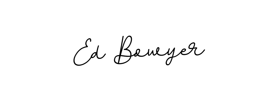 Design your own signature with our free online signature maker. With this signature software, you can create a handwritten (BallpointsItalic-DORy9) signature for name Ed Bowyer. Ed Bowyer signature style 11 images and pictures png