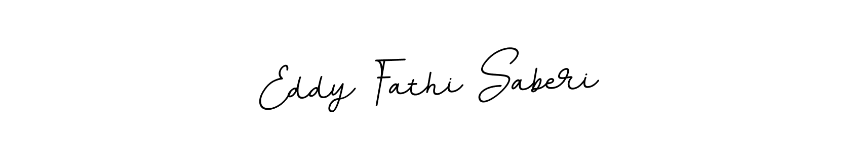 Design your own signature with our free online signature maker. With this signature software, you can create a handwritten (BallpointsItalic-DORy9) signature for name Eddy Fathi Saberi. Eddy Fathi Saberi signature style 11 images and pictures png