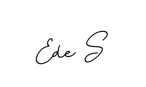 if you are searching for the best signature style for your name Ede S. so please give up your signature search. here we have designed multiple signature styles  using BallpointsItalic-DORy9. Ede S signature style 11 images and pictures png