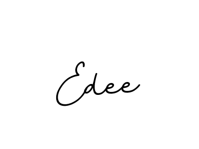 The best way (BallpointsItalic-DORy9) to make a short signature is to pick only two or three words in your name. The name Edee include a total of six letters. For converting this name. Edee signature style 11 images and pictures png