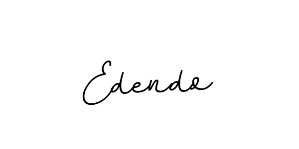 Design your own signature with our free online signature maker. With this signature software, you can create a handwritten (BallpointsItalic-DORy9) signature for name Edendo. Edendo signature style 11 images and pictures png