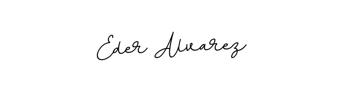 How to make Eder Alvarez name signature. Use BallpointsItalic-DORy9 style for creating short signs online. This is the latest handwritten sign. Eder Alvarez signature style 11 images and pictures png