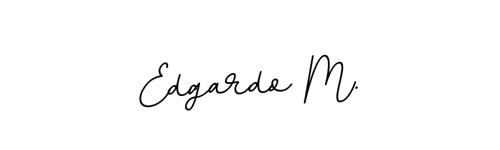 This is the best signature style for the Edgardo M. name. Also you like these signature font (BallpointsItalic-DORy9). Mix name signature. Edgardo M. signature style 11 images and pictures png