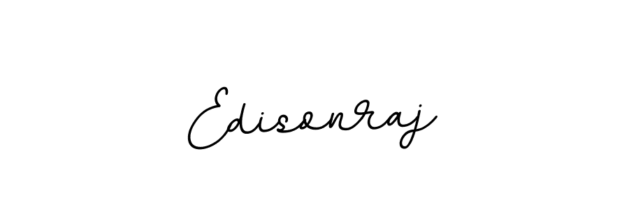 Make a beautiful signature design for name Edisonraj. With this signature (BallpointsItalic-DORy9) style, you can create a handwritten signature for free. Edisonraj signature style 11 images and pictures png