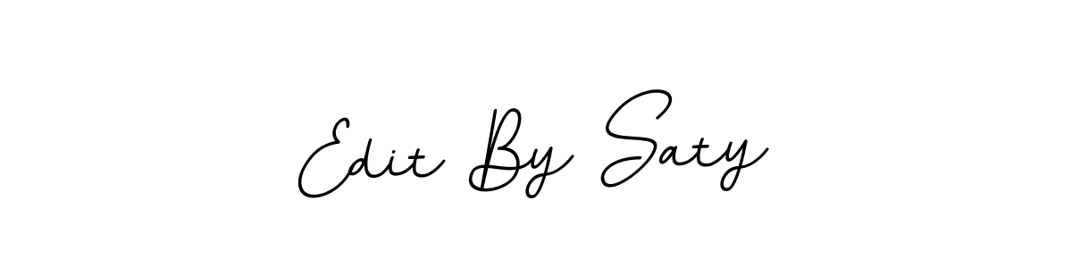 Create a beautiful signature design for name Edit By Saty. With this signature (BallpointsItalic-DORy9) fonts, you can make a handwritten signature for free. Edit By Saty signature style 11 images and pictures png