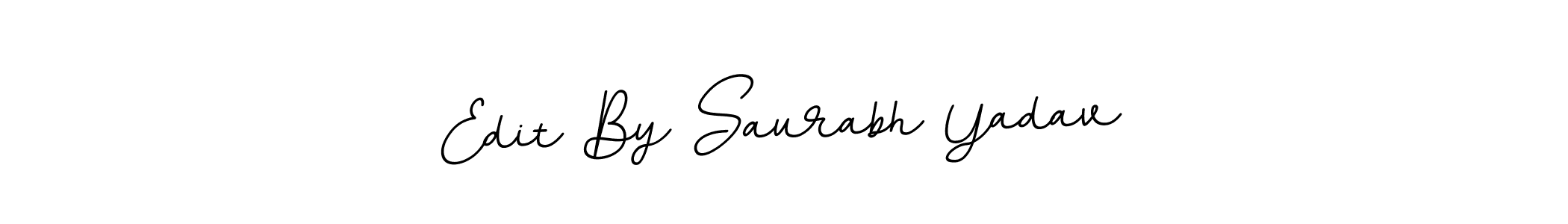 Design your own signature with our free online signature maker. With this signature software, you can create a handwritten (BallpointsItalic-DORy9) signature for name Edit By Saurabh Yadav. Edit By Saurabh Yadav signature style 11 images and pictures png