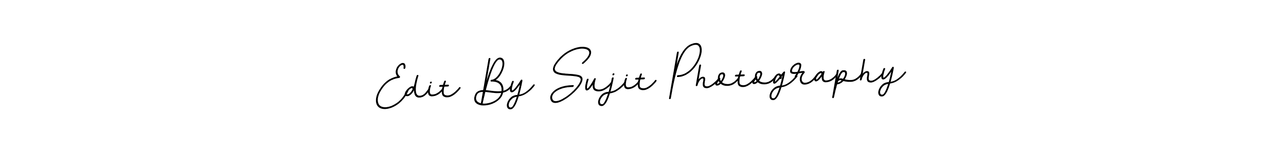 Use a signature maker to create a handwritten signature online. With this signature software, you can design (BallpointsItalic-DORy9) your own signature for name Edit By Sujit Photography. Edit By Sujit Photography signature style 11 images and pictures png