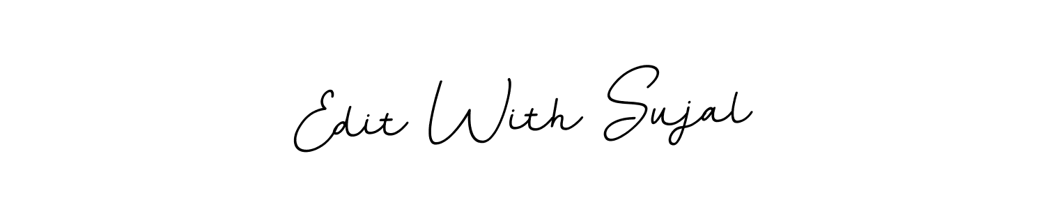 Also You can easily find your signature by using the search form. We will create Edit With Sujal name handwritten signature images for you free of cost using BallpointsItalic-DORy9 sign style. Edit With Sujal signature style 11 images and pictures png