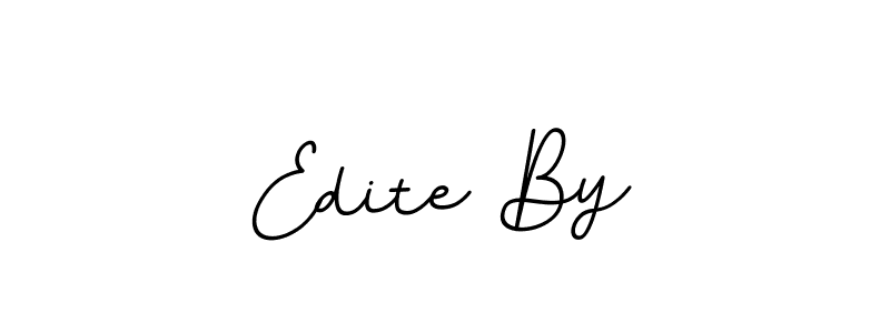 Also You can easily find your signature by using the search form. We will create Edite By name handwritten signature images for you free of cost using BallpointsItalic-DORy9 sign style. Edite By signature style 11 images and pictures png