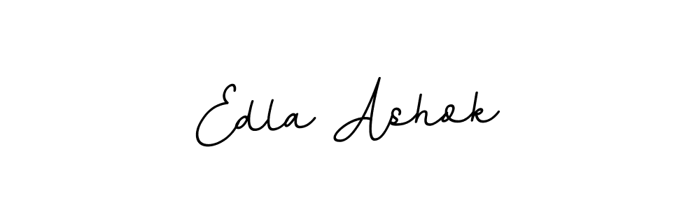 It looks lik you need a new signature style for name Edla Ashok. Design unique handwritten (BallpointsItalic-DORy9) signature with our free signature maker in just a few clicks. Edla Ashok signature style 11 images and pictures png