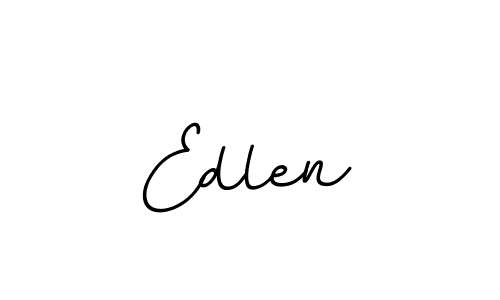 Make a beautiful signature design for name Edlen. With this signature (BallpointsItalic-DORy9) style, you can create a handwritten signature for free. Edlen signature style 11 images and pictures png