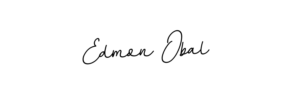 Edmon Obal stylish signature style. Best Handwritten Sign (BallpointsItalic-DORy9) for my name. Handwritten Signature Collection Ideas for my name Edmon Obal. Edmon Obal signature style 11 images and pictures png