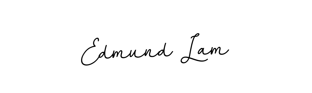 Edmund Lam stylish signature style. Best Handwritten Sign (BallpointsItalic-DORy9) for my name. Handwritten Signature Collection Ideas for my name Edmund Lam. Edmund Lam signature style 11 images and pictures png