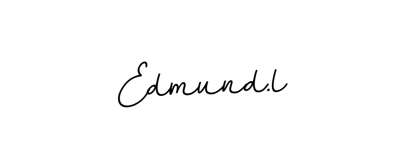 Create a beautiful signature design for name Edmund.l. With this signature (BallpointsItalic-DORy9) fonts, you can make a handwritten signature for free. Edmund.l signature style 11 images and pictures png