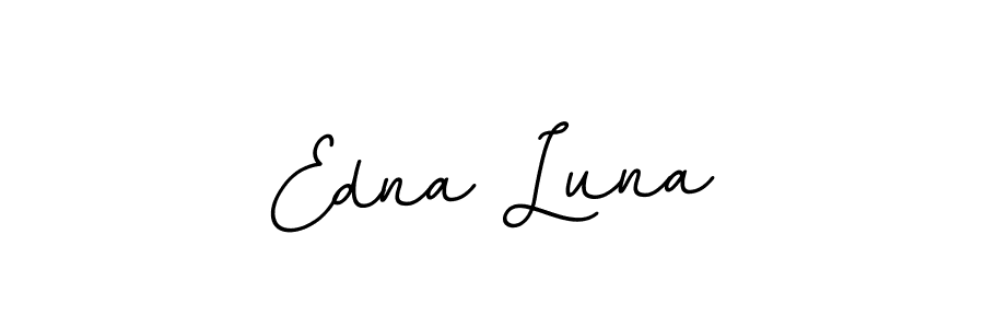 How to make Edna Luna signature? BallpointsItalic-DORy9 is a professional autograph style. Create handwritten signature for Edna Luna name. Edna Luna signature style 11 images and pictures png