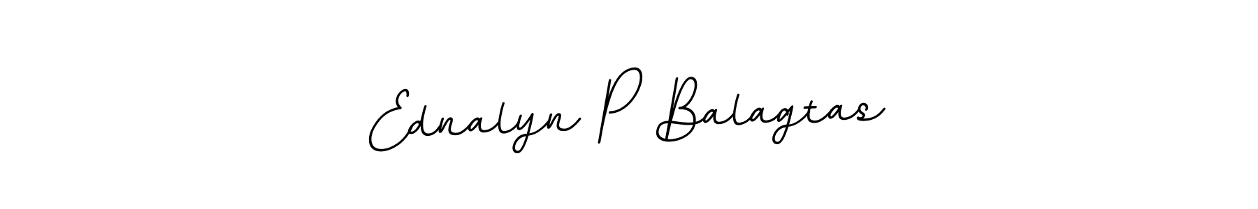 The best way (BallpointsItalic-DORy9) to make a short signature is to pick only two or three words in your name. The name Ednalyn P Balagtas include a total of six letters. For converting this name. Ednalyn P Balagtas signature style 11 images and pictures png