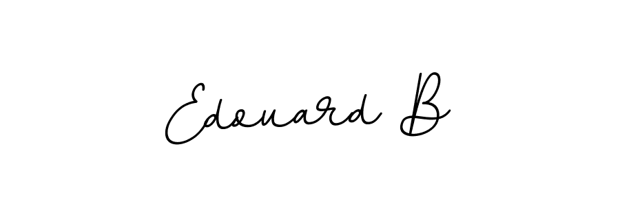 Make a beautiful signature design for name Edouard B. Use this online signature maker to create a handwritten signature for free. Edouard B signature style 11 images and pictures png