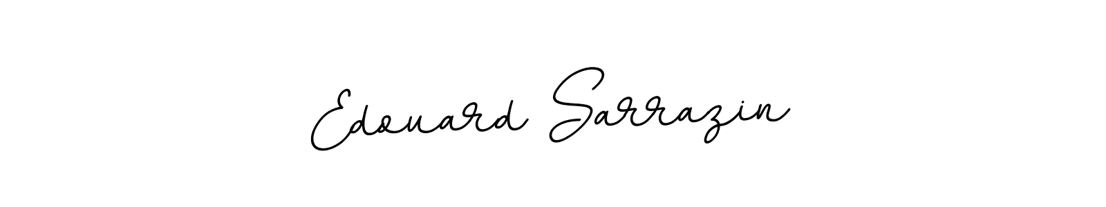 Make a beautiful signature design for name Edouard Sarrazin. With this signature (BallpointsItalic-DORy9) style, you can create a handwritten signature for free. Edouard Sarrazin signature style 11 images and pictures png