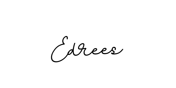 How to make Edrees name signature. Use BallpointsItalic-DORy9 style for creating short signs online. This is the latest handwritten sign. Edrees signature style 11 images and pictures png