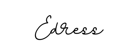 An effortless, minimalist signature concept for Edress using BallpointsItalic-DORy9 design. Clean lines that look great on any document. Edress signature style 11 images and pictures png
