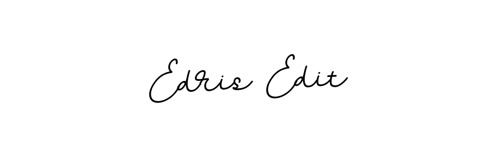 The best way (BallpointsItalic-DORy9) to make a short signature is to pick only two or three words in your name. The name Edris Edit include a total of six letters. For converting this name. Edris Edit signature style 11 images and pictures png