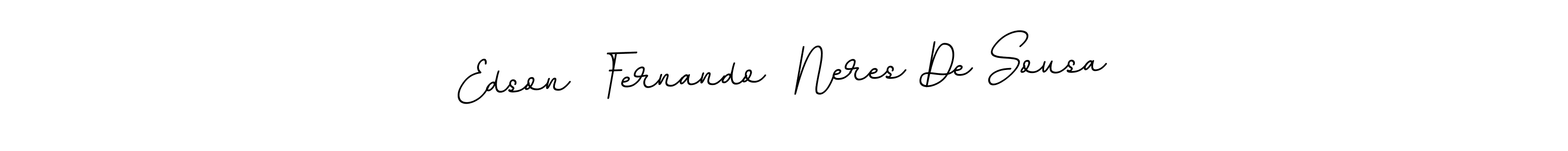 Use a signature maker to create a handwritten signature online. With this signature software, you can design (BallpointsItalic-DORy9) your own signature for name Edson  Fernando  Neres De Sousa. Edson  Fernando  Neres De Sousa signature style 11 images and pictures png