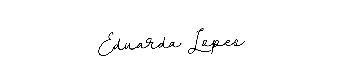 Make a beautiful signature design for name Eduarda Lopes. With this signature (BallpointsItalic-DORy9) style, you can create a handwritten signature for free. Eduarda Lopes signature style 11 images and pictures png
