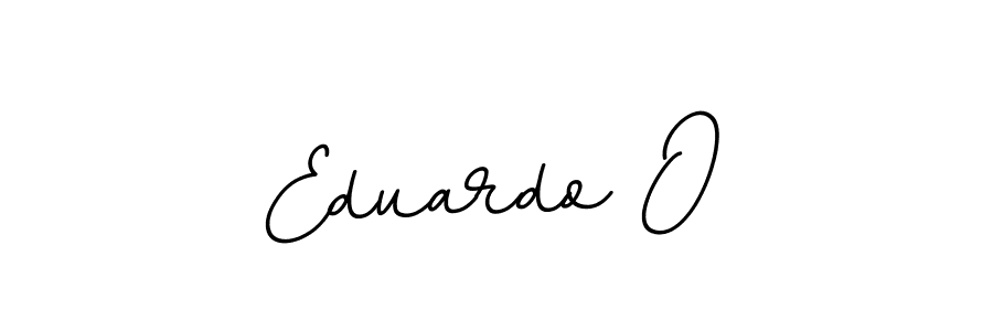 The best way (BallpointsItalic-DORy9) to make a short signature is to pick only two or three words in your name. The name Eduardo O include a total of six letters. For converting this name. Eduardo O signature style 11 images and pictures png