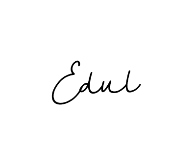 Use a signature maker to create a handwritten signature online. With this signature software, you can design (BallpointsItalic-DORy9) your own signature for name Edul. Edul signature style 11 images and pictures png