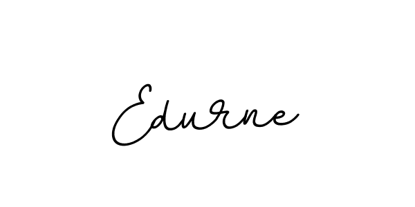 Use a signature maker to create a handwritten signature online. With this signature software, you can design (BallpointsItalic-DORy9) your own signature for name Edurne. Edurne signature style 11 images and pictures png