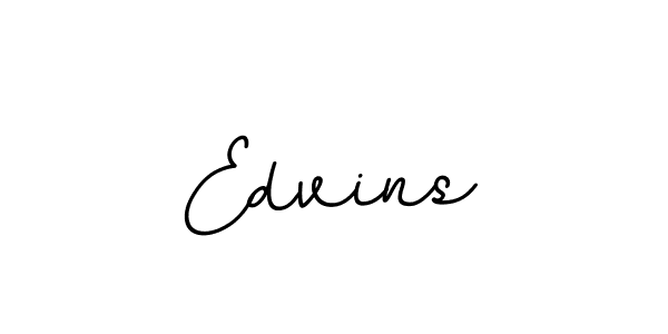 Use a signature maker to create a handwritten signature online. With this signature software, you can design (BallpointsItalic-DORy9) your own signature for name Edvins. Edvins signature style 11 images and pictures png