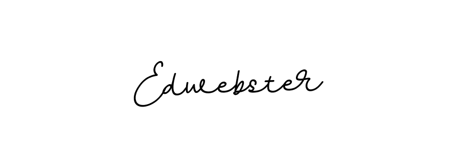 Create a beautiful signature design for name Edwebster. With this signature (BallpointsItalic-DORy9) fonts, you can make a handwritten signature for free. Edwebster signature style 11 images and pictures png