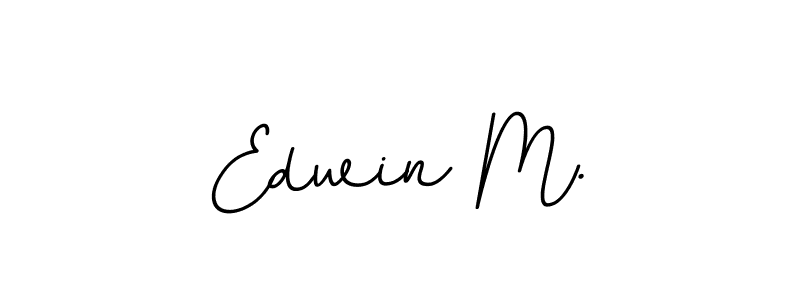 How to Draw Edwin M. signature style? BallpointsItalic-DORy9 is a latest design signature styles for name Edwin M.. Edwin M. signature style 11 images and pictures png