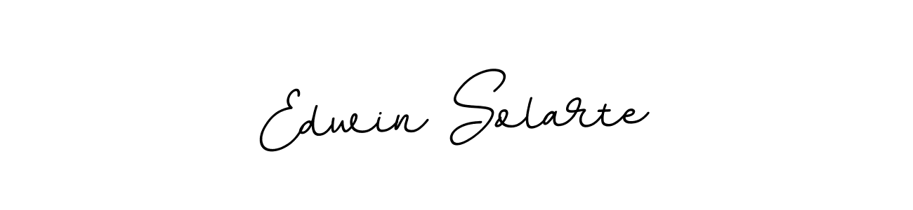 Design your own signature with our free online signature maker. With this signature software, you can create a handwritten (BallpointsItalic-DORy9) signature for name Edwin Solarte. Edwin Solarte signature style 11 images and pictures png