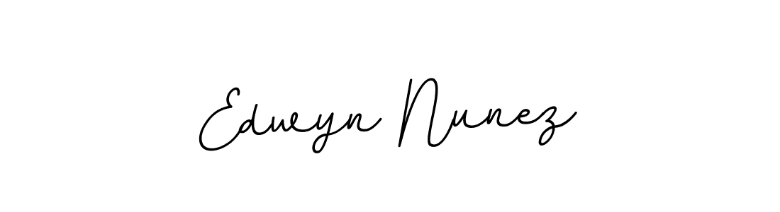 Make a beautiful signature design for name Edwyn Nunez. With this signature (BallpointsItalic-DORy9) style, you can create a handwritten signature for free. Edwyn Nunez signature style 11 images and pictures png